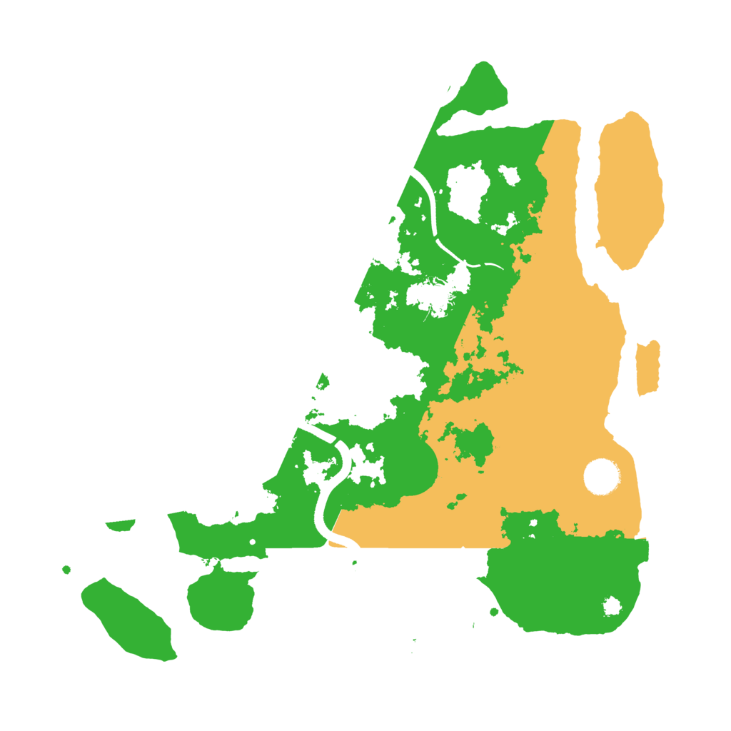 Biome Rust Map: Procedural Map, Size: 3550, Seed: 370890