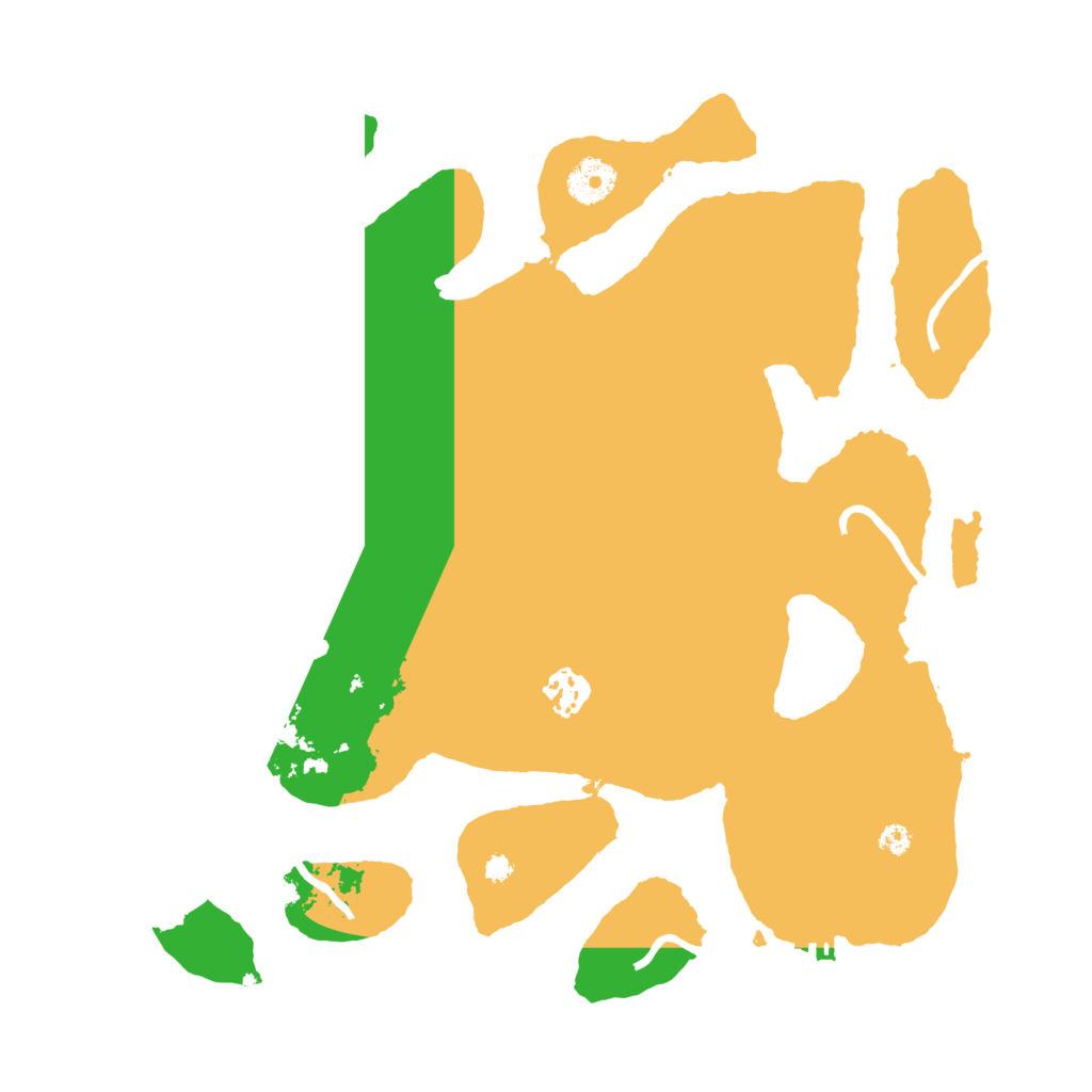 Biome Rust Map: Procedural Map, Size: 3550, Seed: 370890