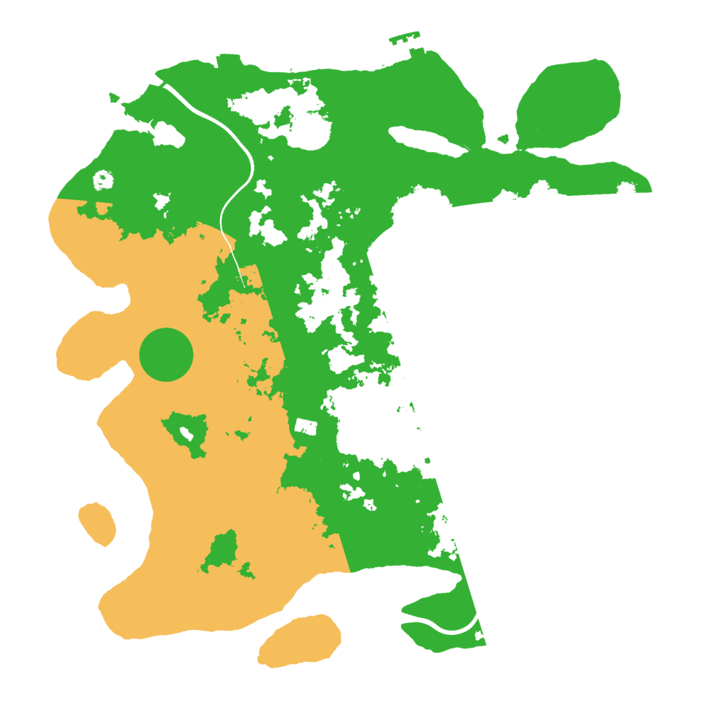Biome Rust Map: Procedural Map, Size: 3550, Seed: 488050