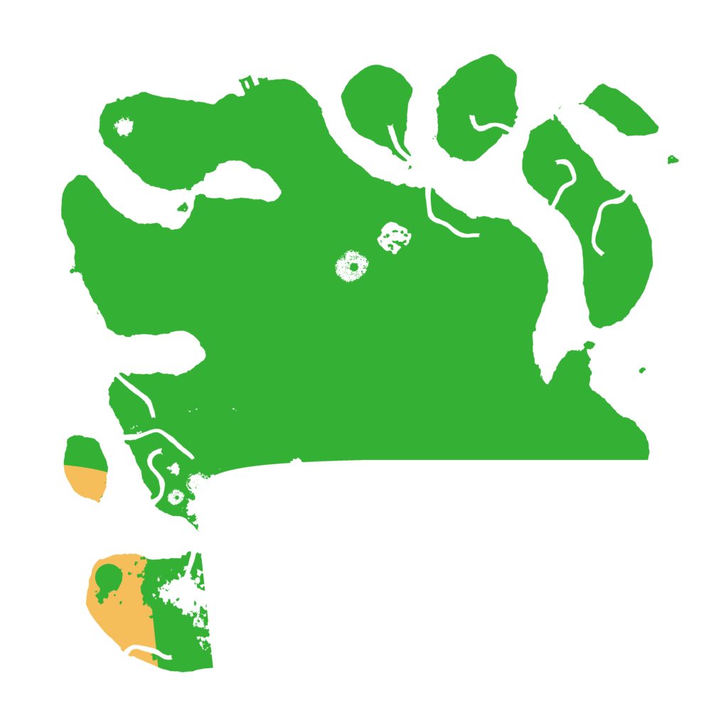 Biome Rust Map: Procedural Map, Size: 3550, Seed: 781327