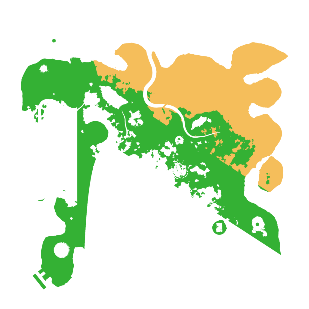 Biome Rust Map: Procedural Map, Size: 3550, Seed: 269199
