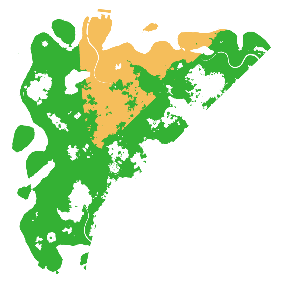 Biome Rust Map: Procedural Map, Size: 4500, Seed: 2512