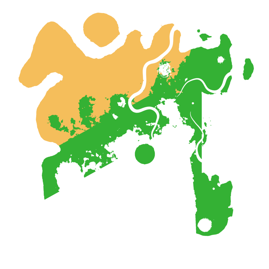 Biome Rust Map: Procedural Map, Size: 3550, Seed: 968102