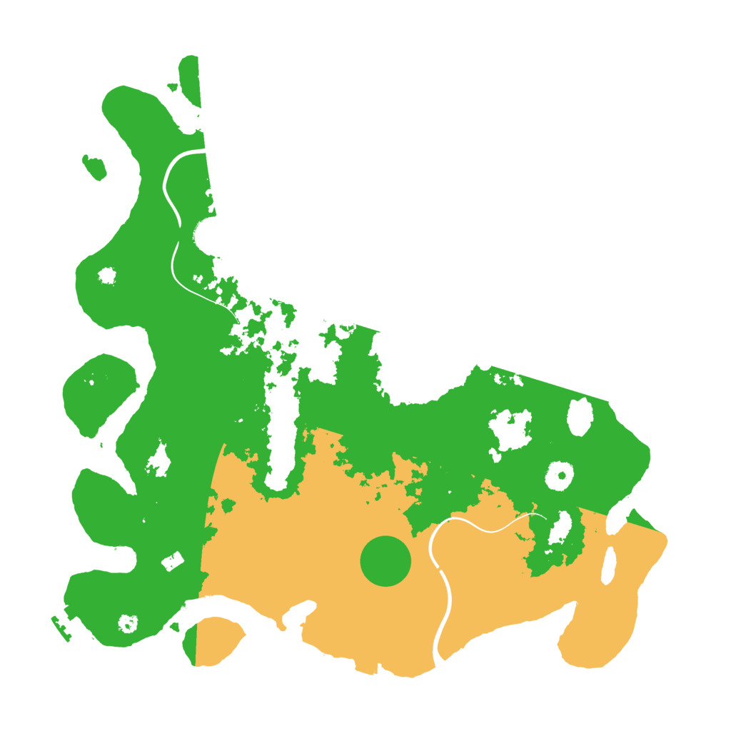 Biome Rust Map: Procedural Map, Size: 3800, Seed: 13825