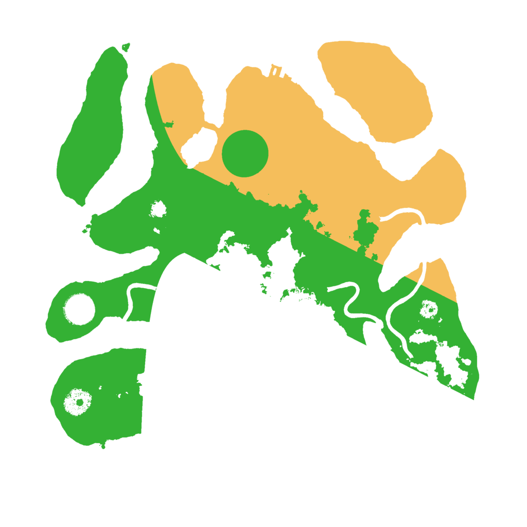 Biome Rust Map: Procedural Map, Size: 3000, Seed: 74836