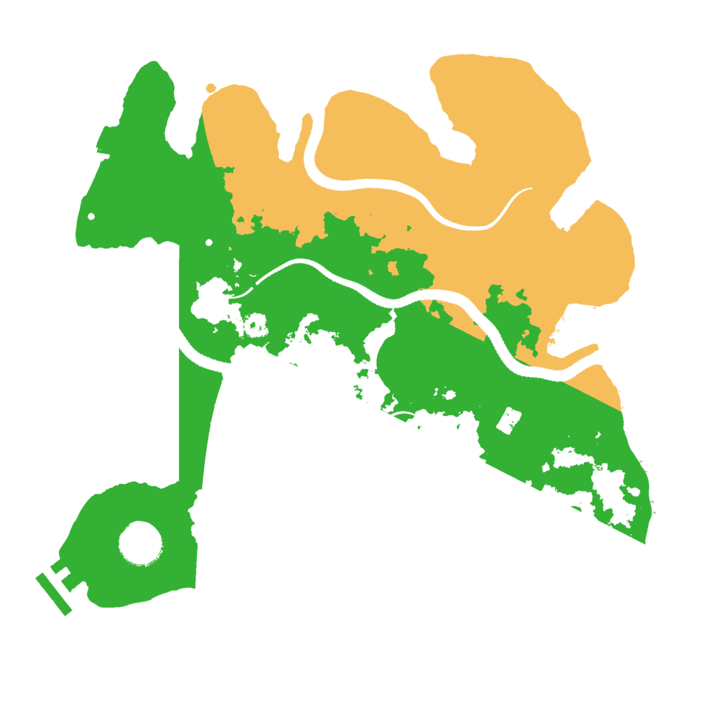Biome Rust Map: Procedural Map, Size: 3000, Seed: 74836