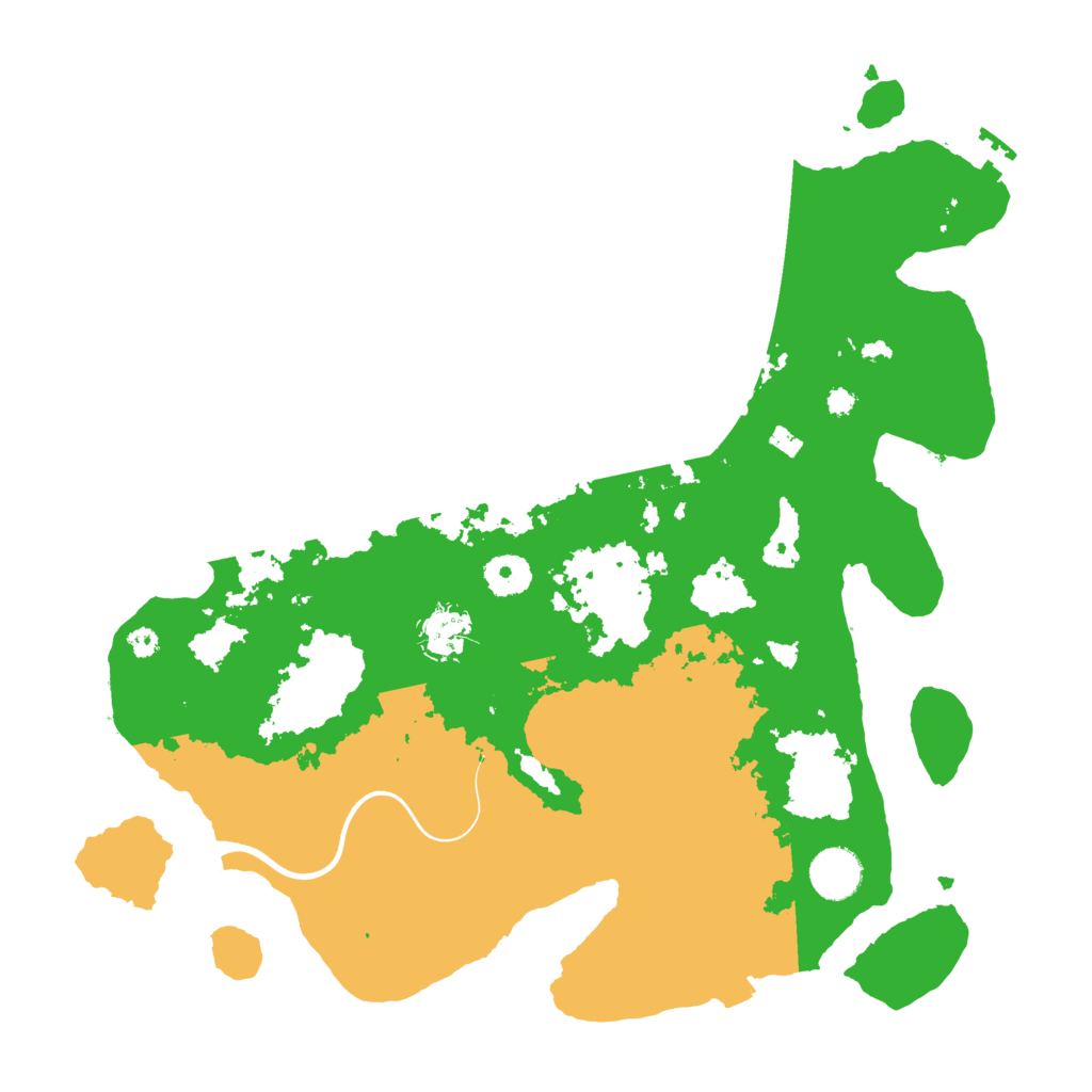 Biome Rust Map: Procedural Map, Size: 3700, Seed: 1286537736