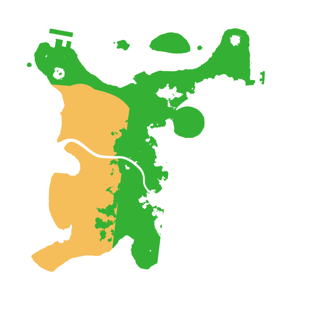 Biome Rust Map: Procedural Map, Size: 2650, Seed: 1234123