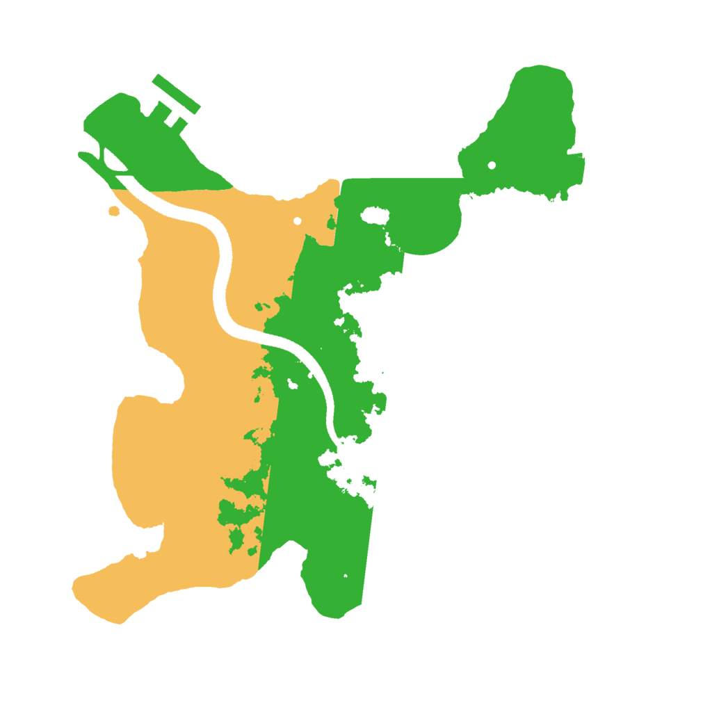 Biome Rust Map: Procedural Map, Size: 2650, Seed: 1234123
