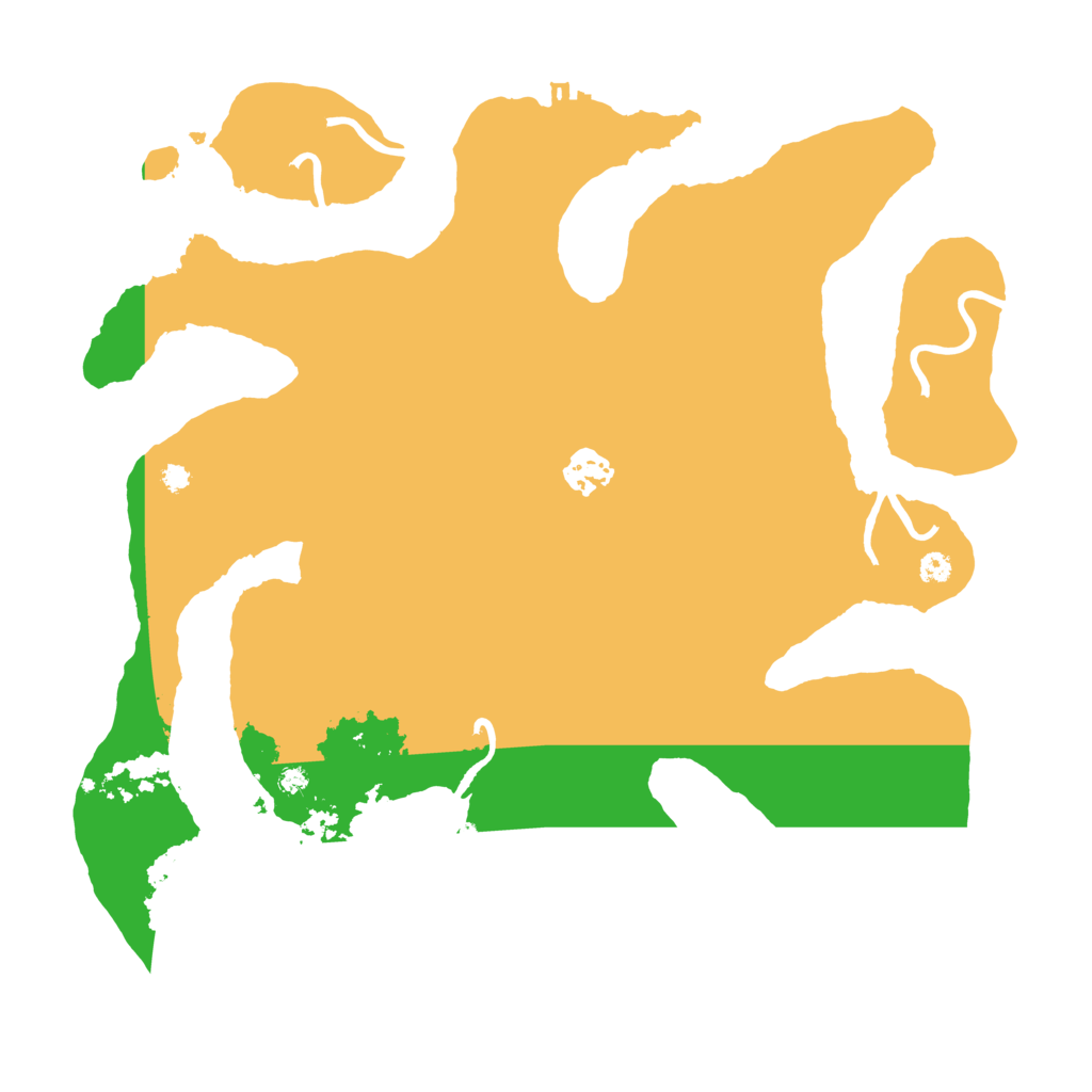 Biome Rust Map: Procedural Map, Size: 3550, Seed: 831352