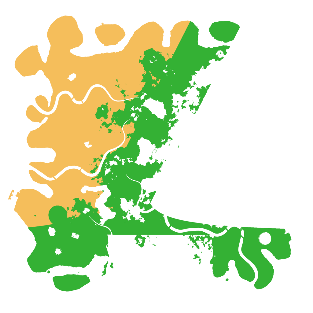 Biome Rust Map: Procedural Map, Size: 4500, Seed: 696969