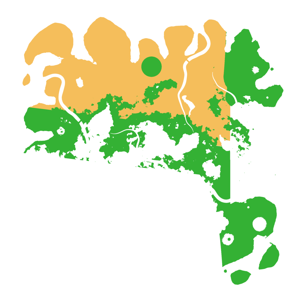 Biome Rust Map: Procedural Map, Size: 4000, Seed: 623307