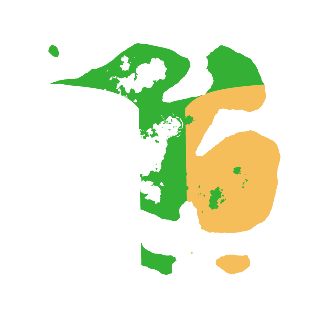 Biome Rust Map: Barren, Size: 2500, Seed: 1926762