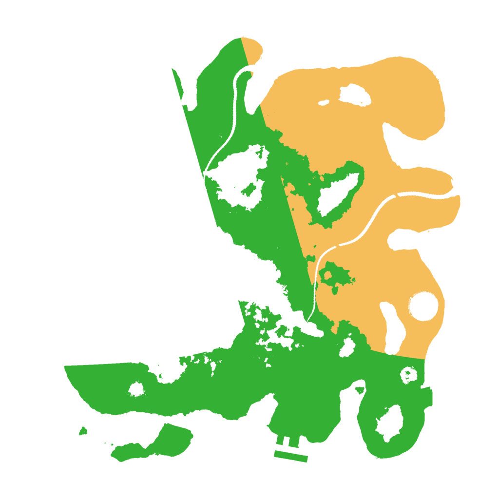 Biome Rust Map: Procedural Map, Size: 3000, Seed: 2432646