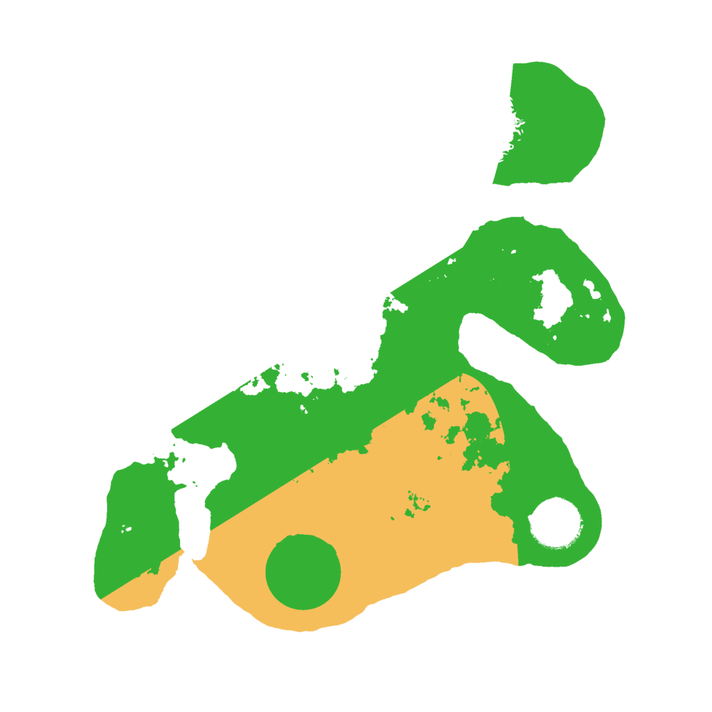 Biome Rust Map: Barren, Size: 2500, Seed: 5723912