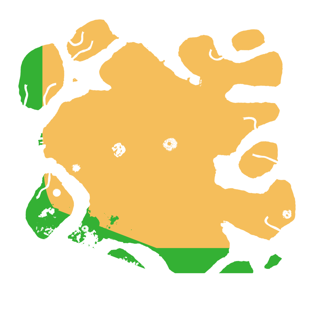 Biome Rust Map: Procedural Map, Size: 3550, Seed: 992876