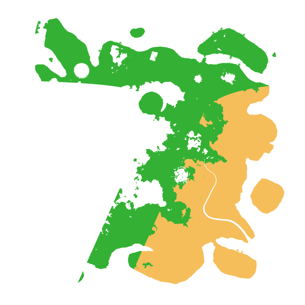 Biome Rust Map: Procedural Map, Size: 3550, Seed: 936833