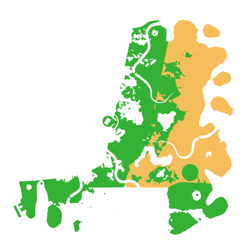 Biome Rust Map: Procedural Map, Size: 4000, Seed: 935115
