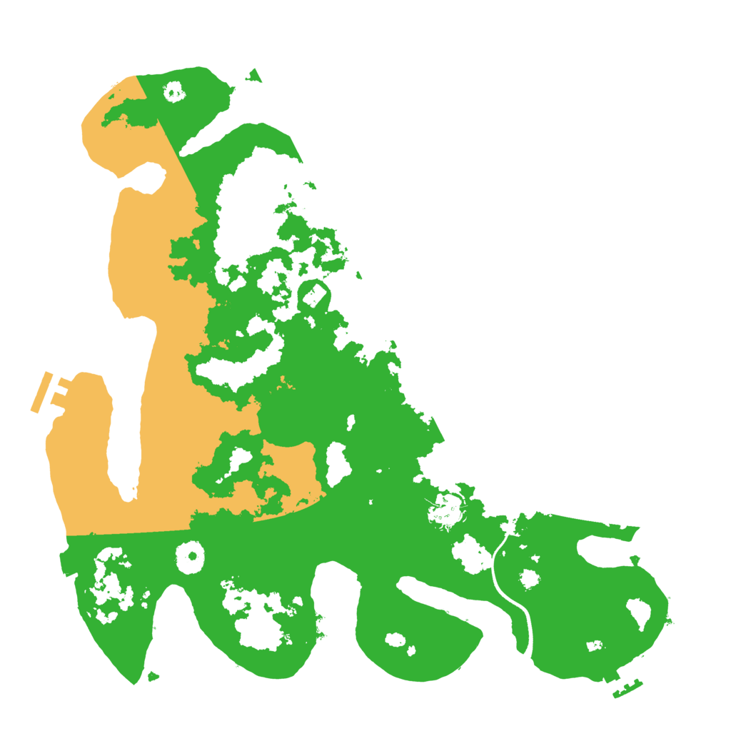 Biome Rust Map: Procedural Map, Size: 3500, Seed: 217