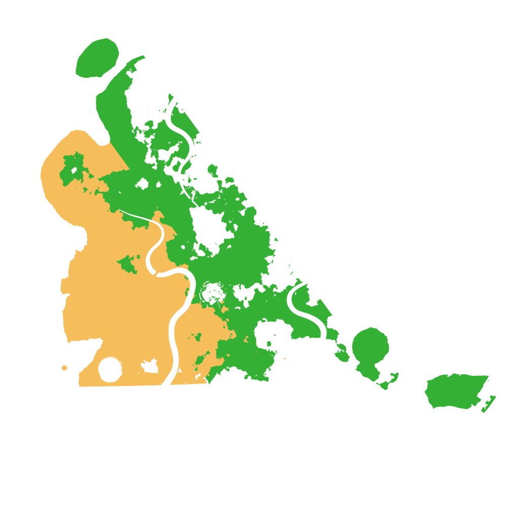 Biome Rust Map: Procedural Map, Size: 3900, Seed: 8068734