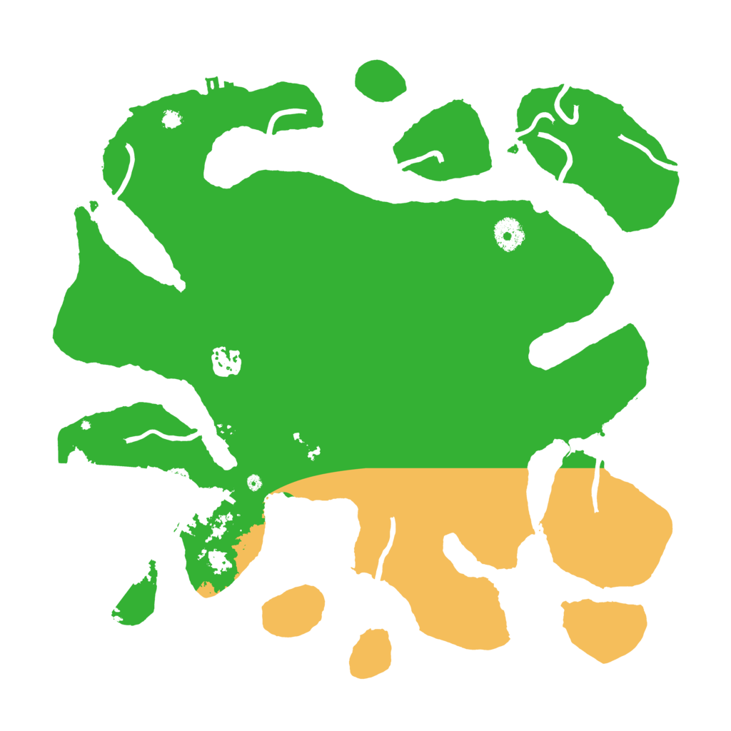 Biome Rust Map: Procedural Map, Size: 3550, Seed: 317439