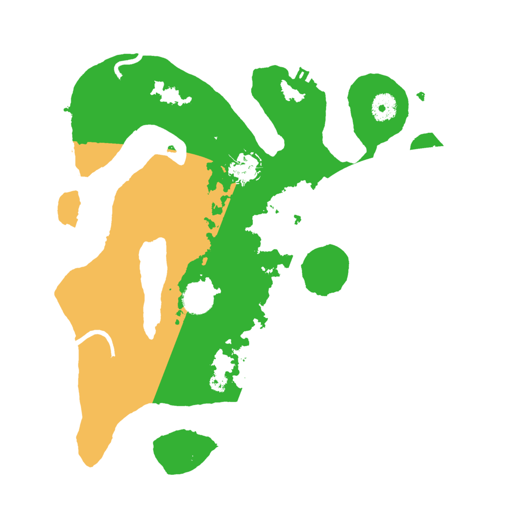 Biome Rust Map: Procedural Map, Size: 3000, Seed: 100000000