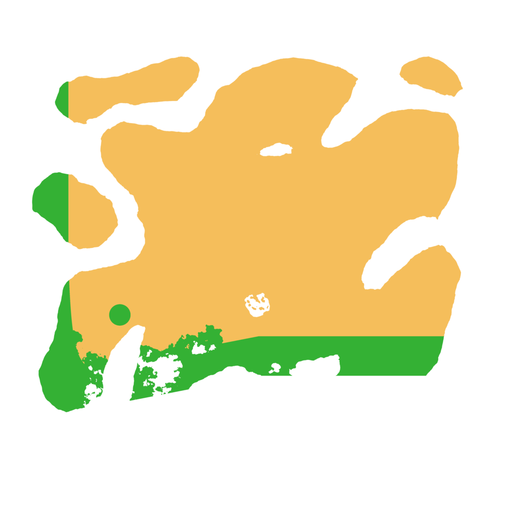 Biome Rust Map: Barren, Size: 3200, Seed: 251221