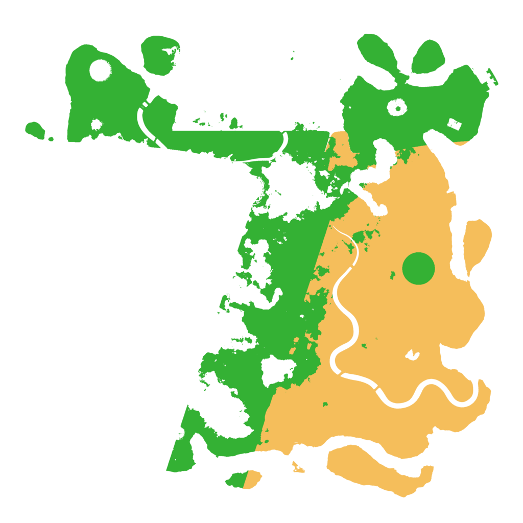 Biome Rust Map: Procedural Map, Size: 4250, Seed: 24174559