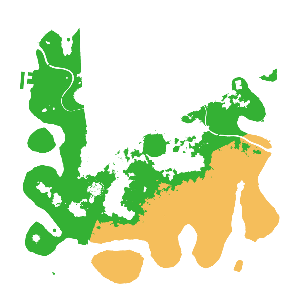 Biome Rust Map: Procedural Map, Size: 3500, Seed: 167