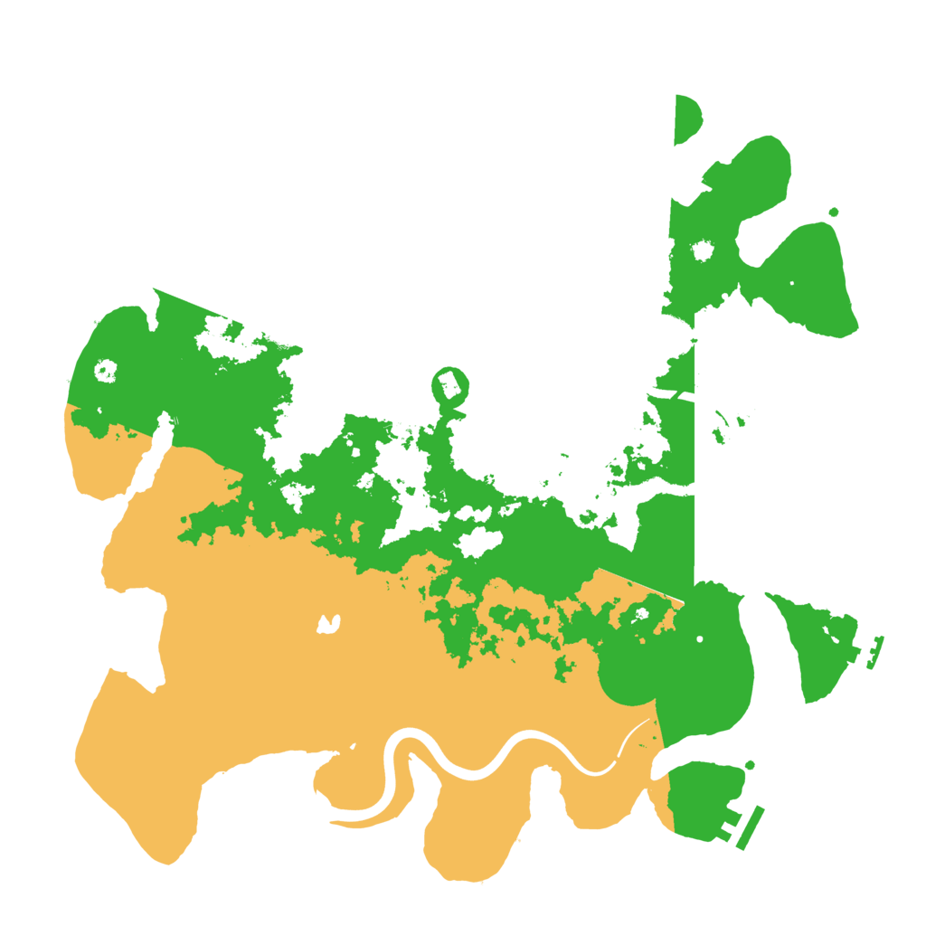 Biome Rust Map: Procedural Map, Size: 4000, Seed: 55663322