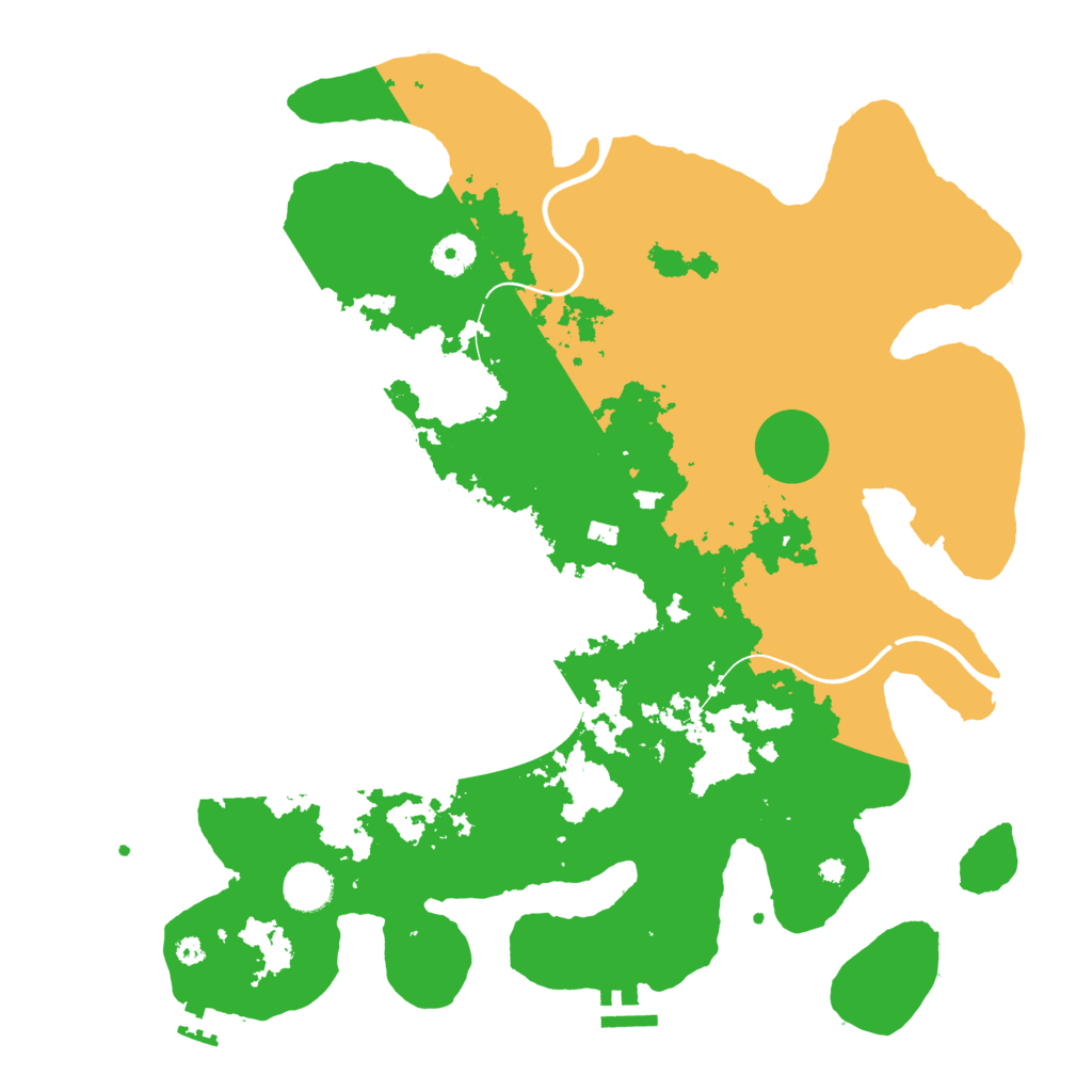 Biome Rust Map: Procedural Map, Size: 3900, Seed: 26751368