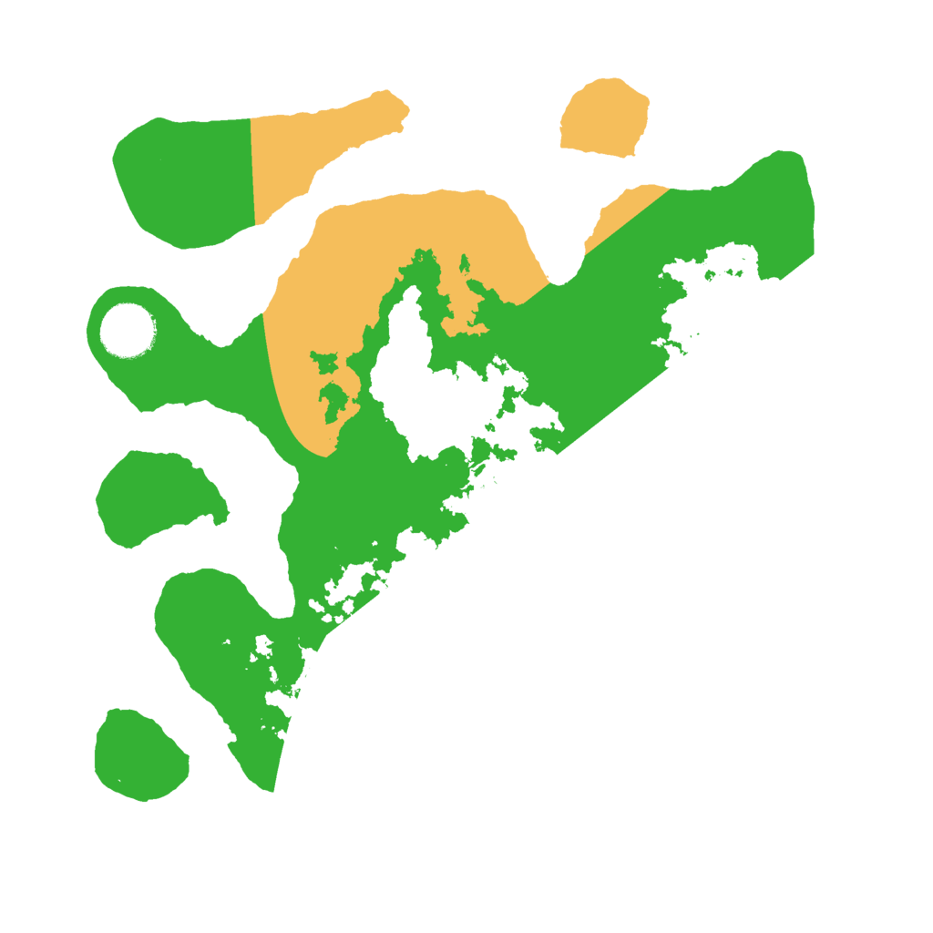 Biome Rust Map: Barren, Size: 3000, Seed: 1689367011