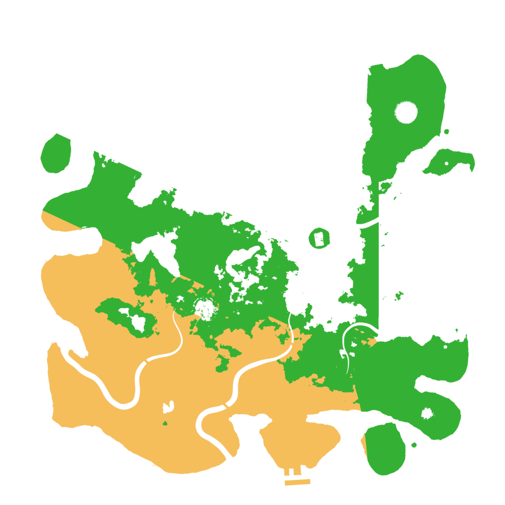 Biome Rust Map: Procedural Map, Size: 4000, Seed: 935833