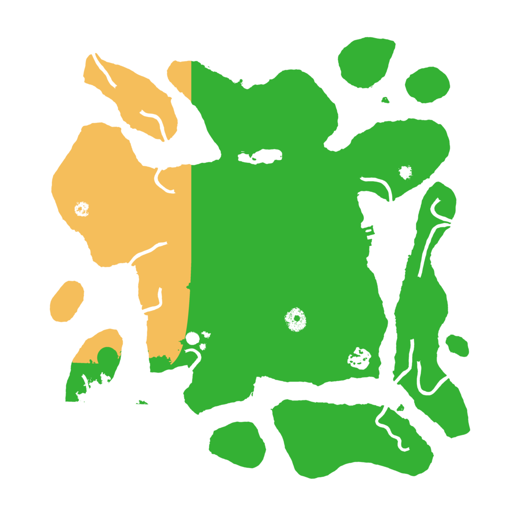 Biome Rust Map: Procedural Map, Size: 3550, Seed: 927385