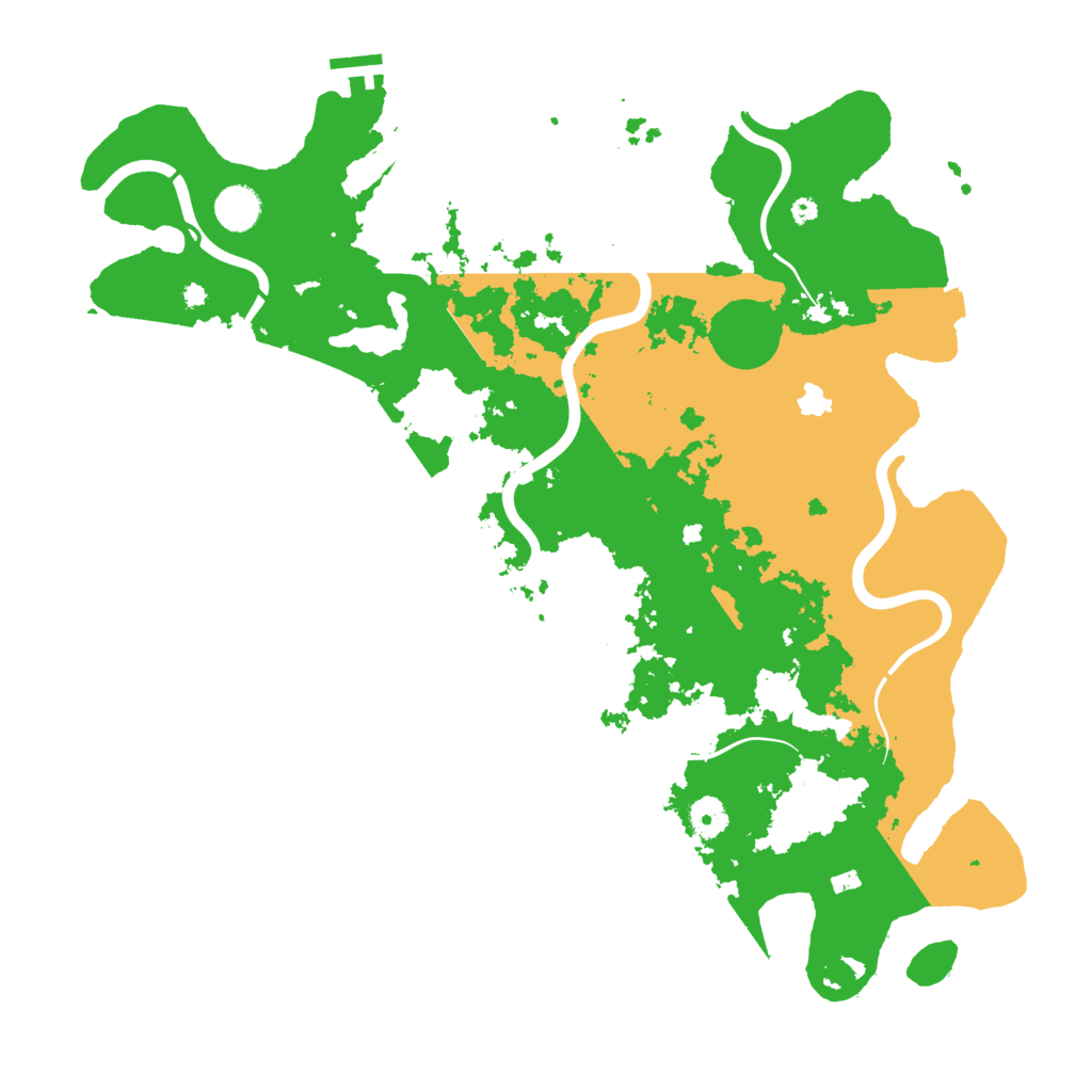 Biome Rust Map: Procedural Map, Size: 4200, Seed: 710