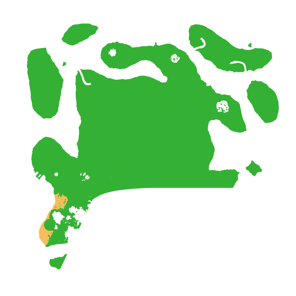 Biome Rust Map: Procedural Map, Size: 3550, Seed: 833250