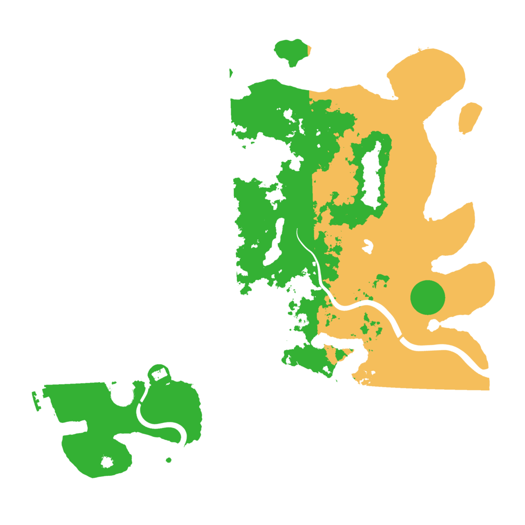 Biome Rust Map: Procedural Map, Size: 4000, Seed: 54925300