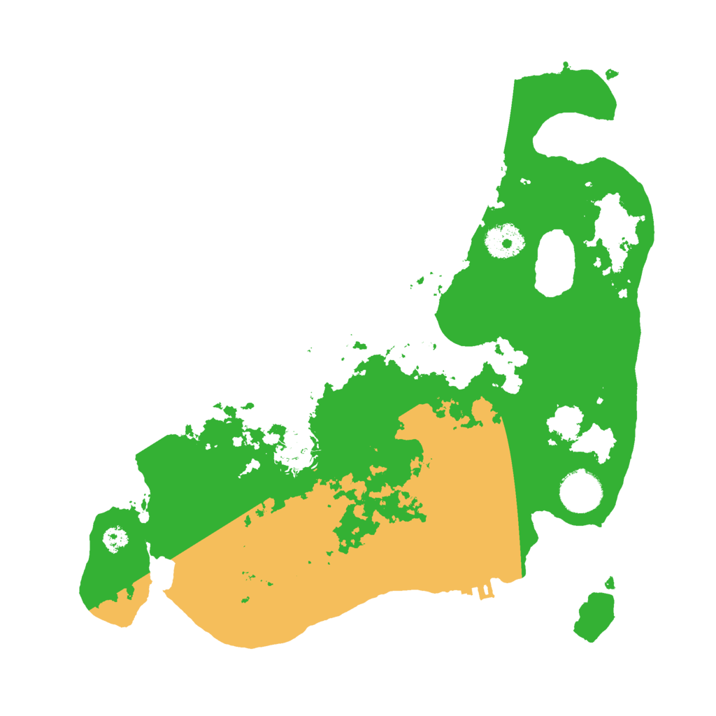 Biome Rust Map: Procedural Map, Size: 3000, Seed: 5723912