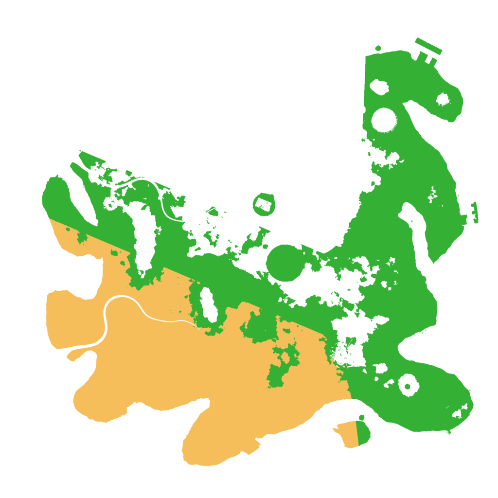 Biome Rust Map: Procedural Map, Size: 3550, Seed: 654870