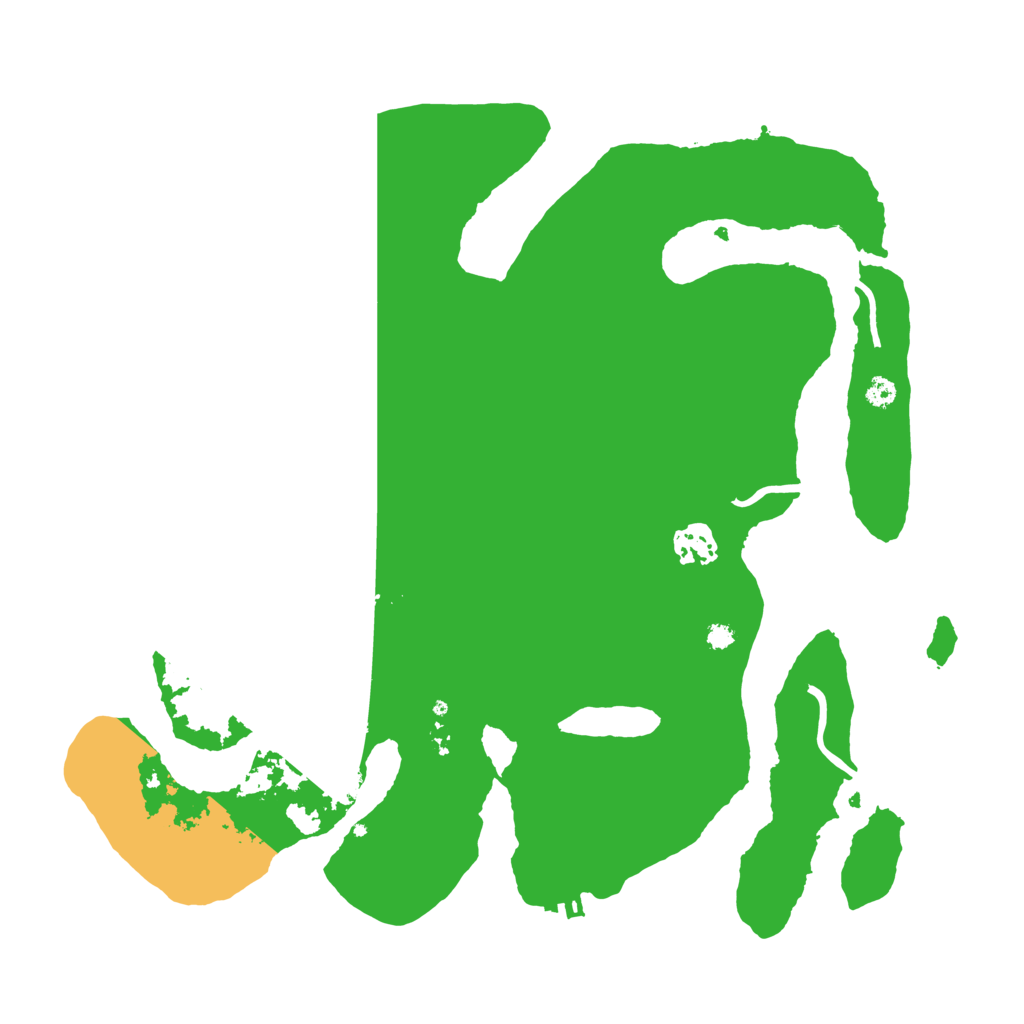 Biome Rust Map: Procedural Map, Size: 3500, Seed: 263