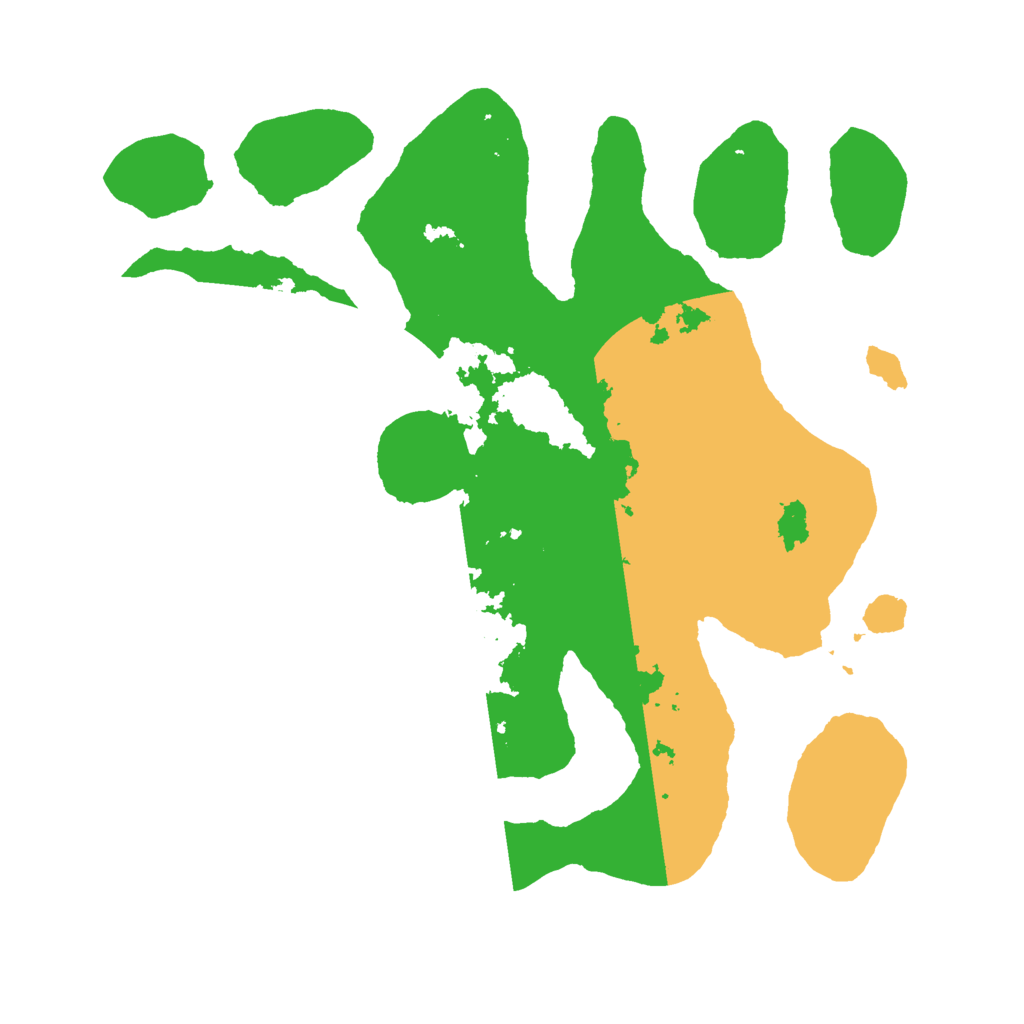 Biome Rust Map: Barren, Size: 3000, Seed: 1206452823