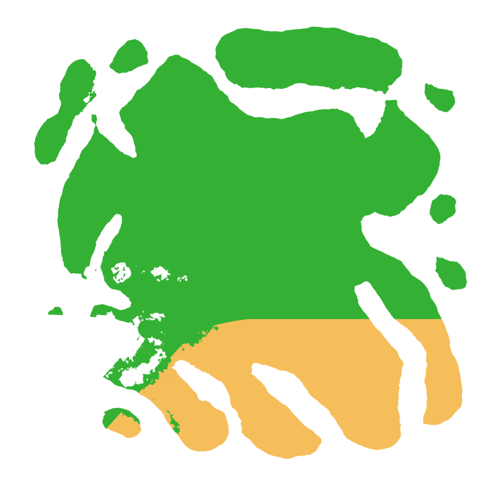 Biome Rust Map: Barren, Size: 3800, Seed: 2