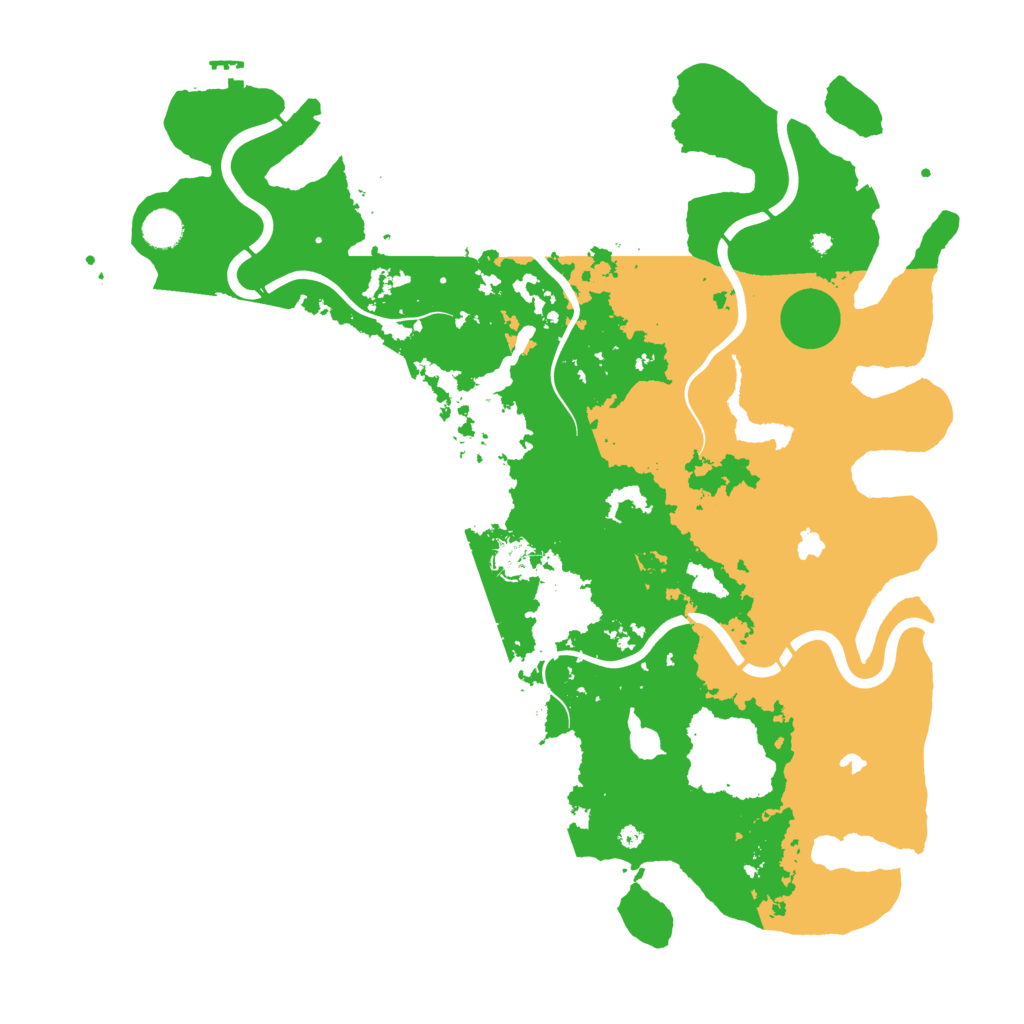 Biome Rust Map: Procedural Map, Size: 4500, Seed: 62611