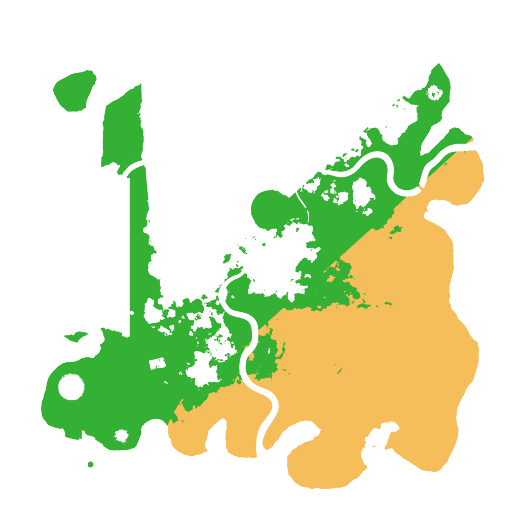 Biome Rust Map: Procedural Map, Size: 3550, Seed: 409435