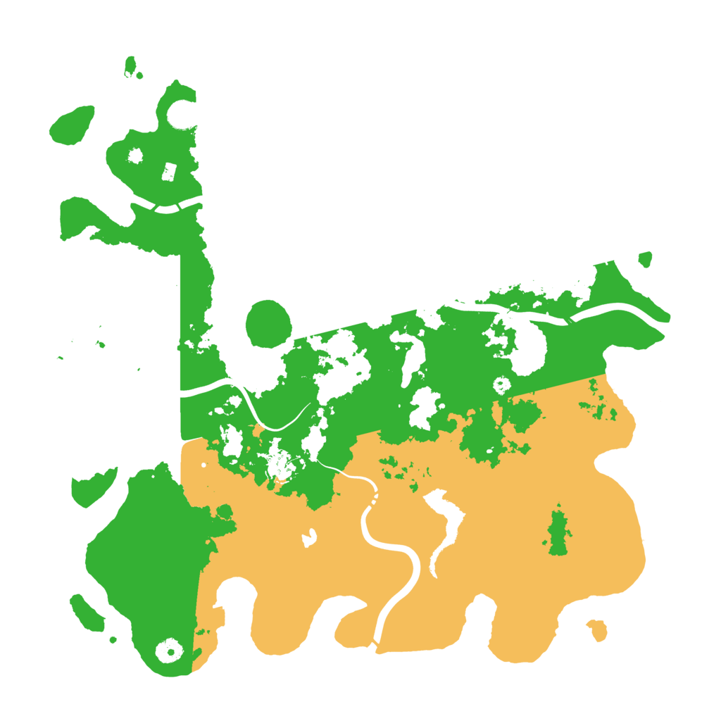 Biome Rust Map: Procedural Map, Size: 4250, Seed: 1