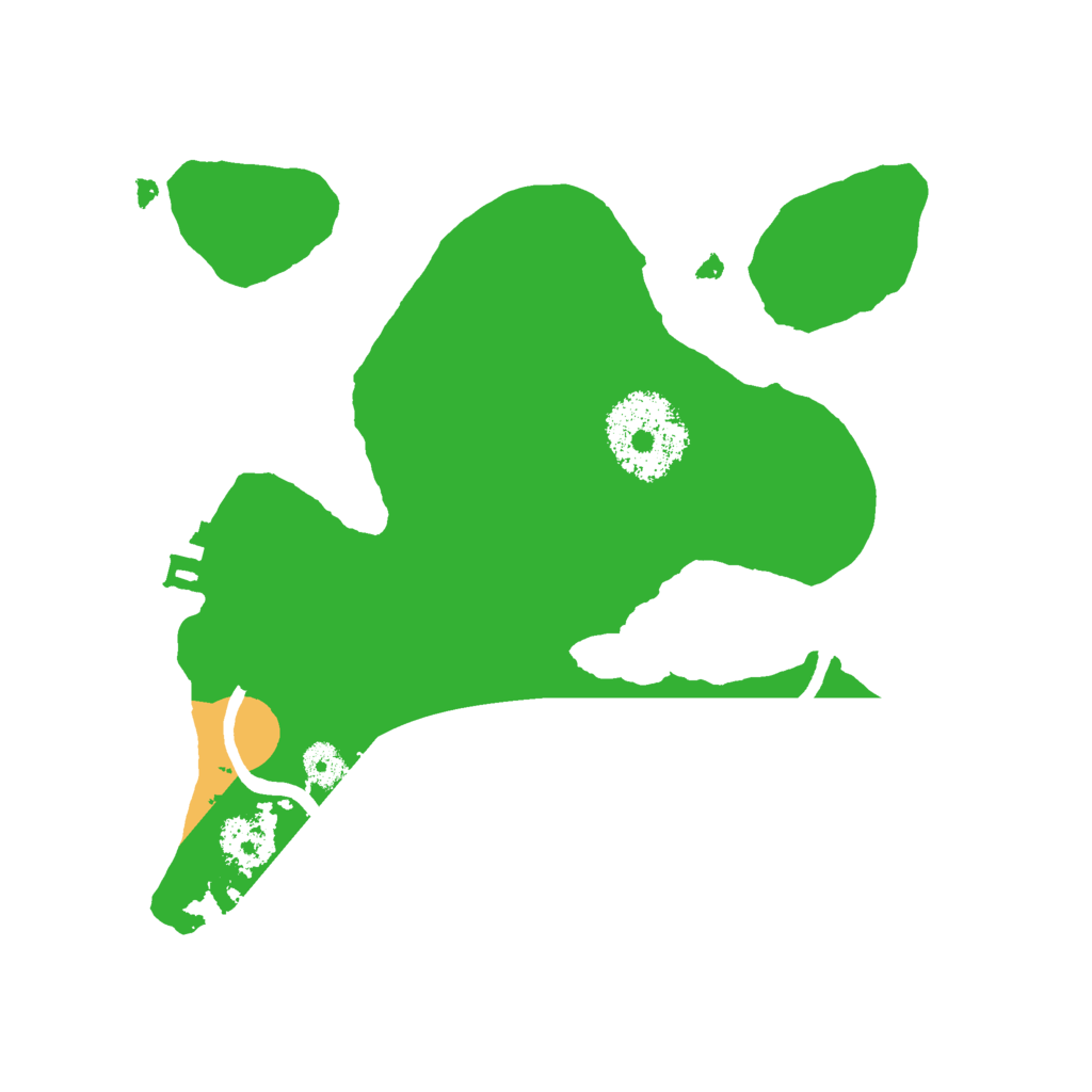 Biome Rust Map: Procedural Map, Size: 2000, Seed: 95617490