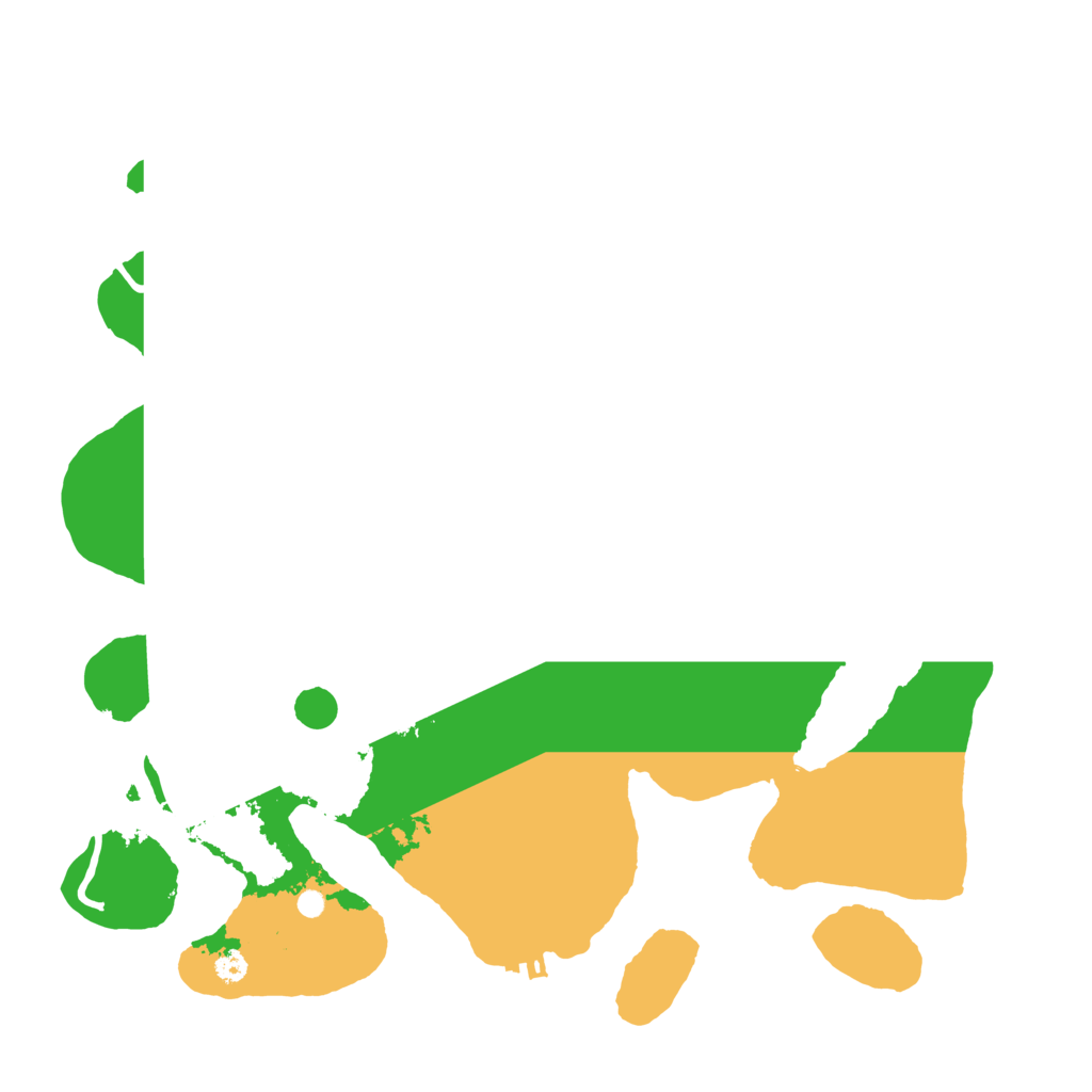 Biome Rust Map: Procedural Map, Size: 3550, Seed: 732782