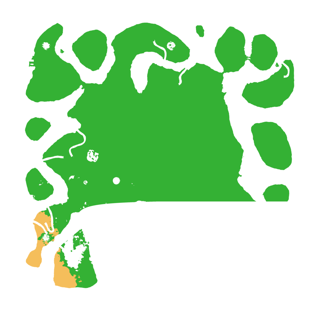 Biome Rust Map: Procedural Map, Size: 3950, Seed: 1616308658