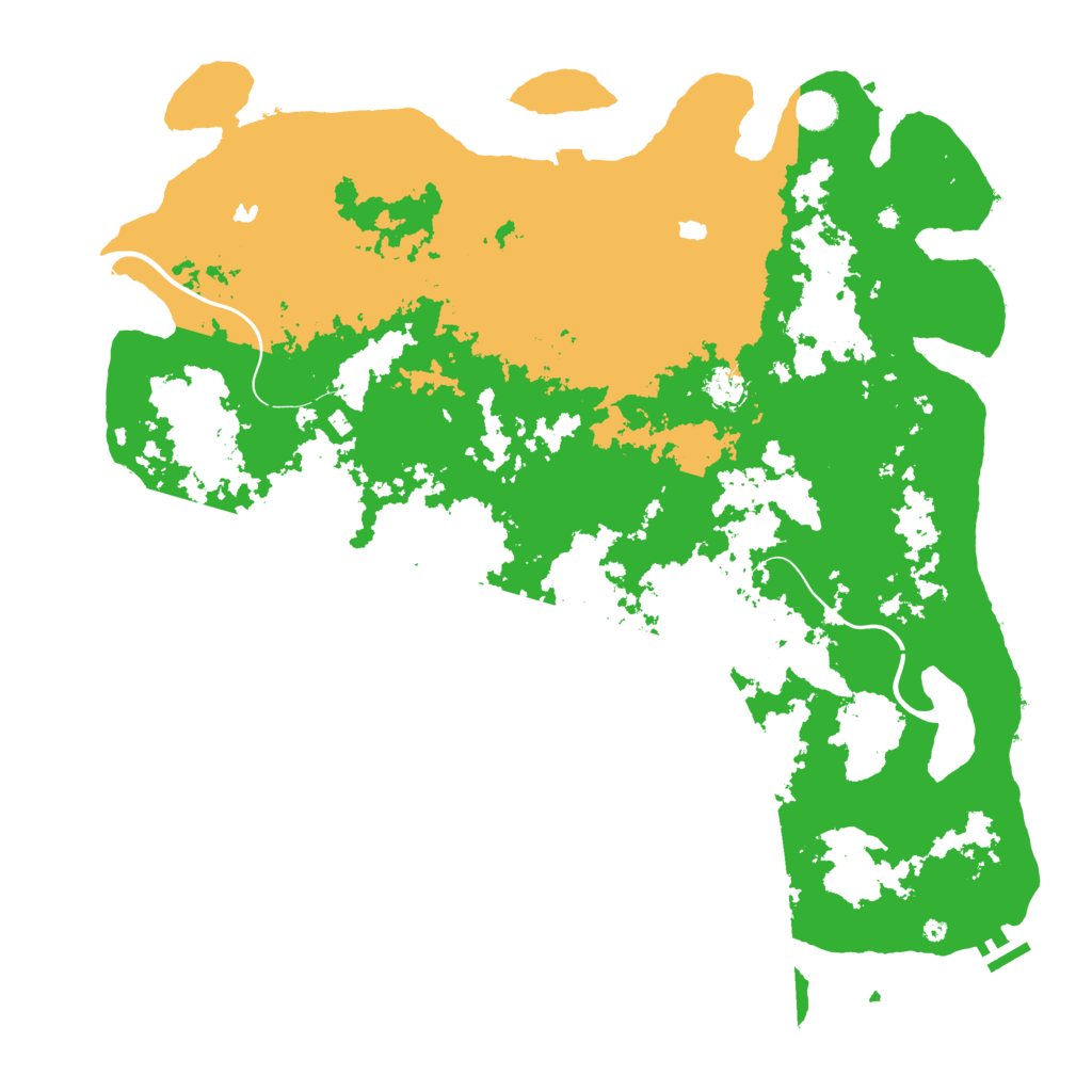 Biome Rust Map: Procedural Map, Size: 4800, Seed: 2147483647