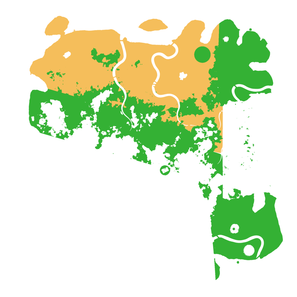Biome Rust Map: Procedural Map, Size: 4800, Seed: 2147483647